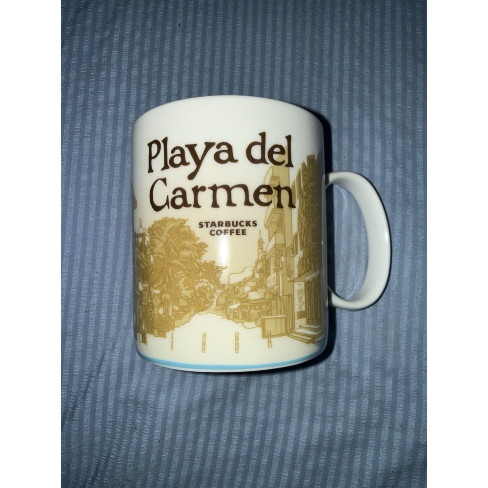 Starbucks Playa Del Carmen Global Icon Collector Series Coffee Tea Mug - No Box - Picture 1 of 5